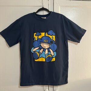 Men's Navy Blue Graphic Tee